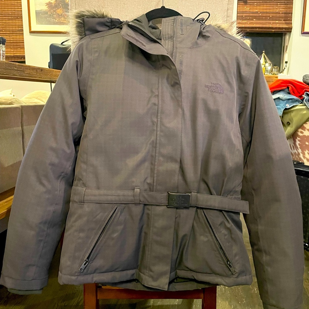 The North Face Down Jacket w/ Faux Fur Hood